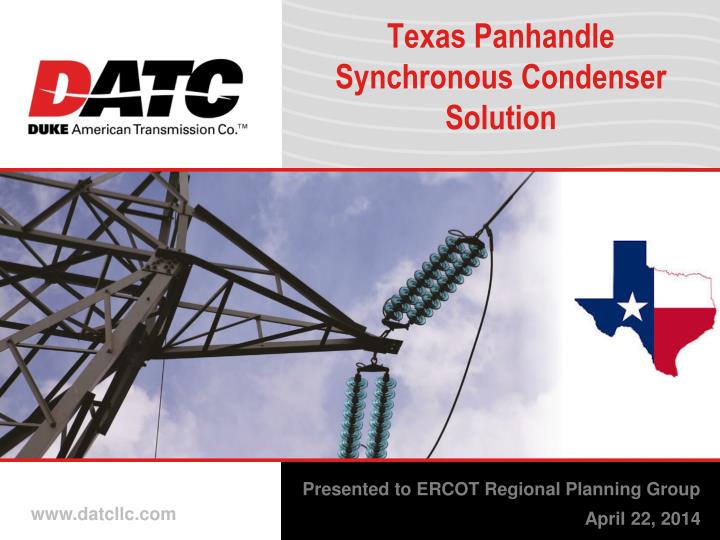 texas panhandle synchronous condenser solution