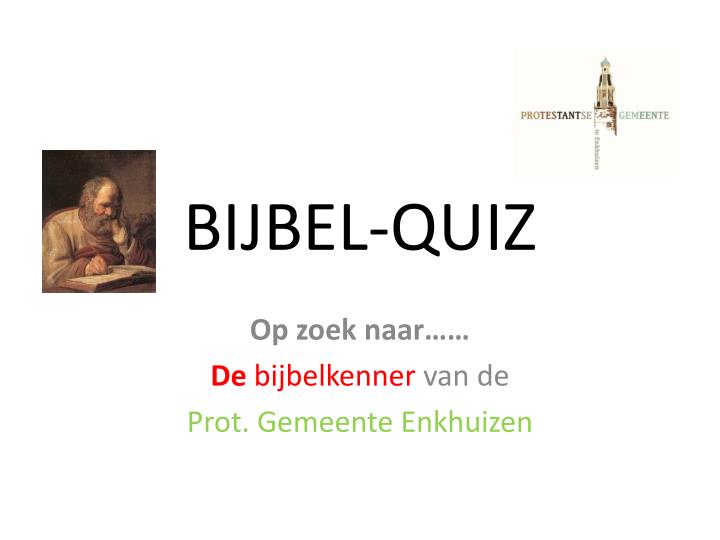 bijbel quiz