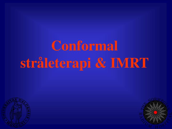 conformal str leterapi imrt