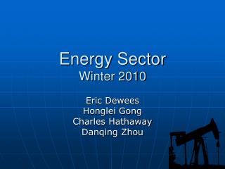 Energy Sector Winter 2010