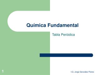 qu mica fundamental