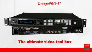 The ultimate video tool box