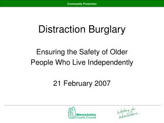 Distraction Burglary
