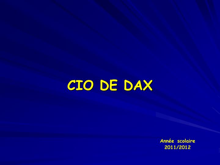 cio de dax