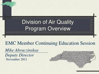 Division of Air Quality Program Overview