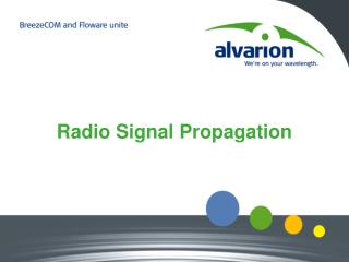 Radio Signal Propagation