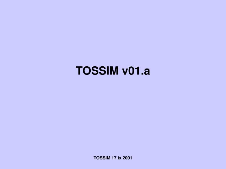 tossim v01 a