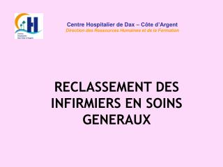 reclassement des infirmiers en soins generaux