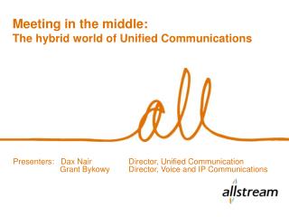 Meeting in the middle: The hybrid world of Unified Communications