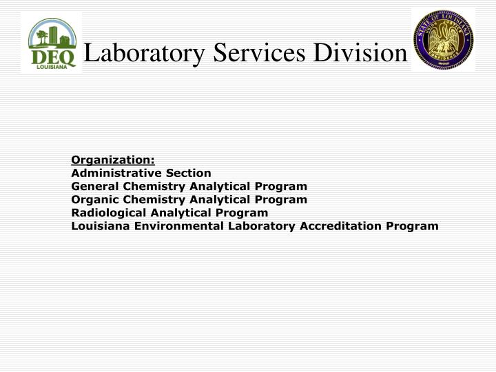 laboratory services division