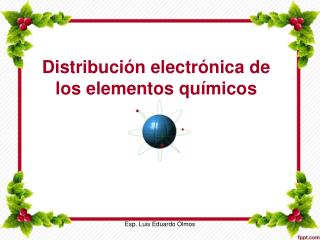 distribuci n electr nica de los elementos qu micos
