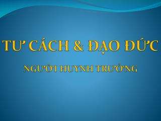 t c ch o c ng i huynh tr ng