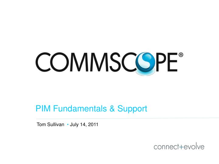 pim fundamentals support