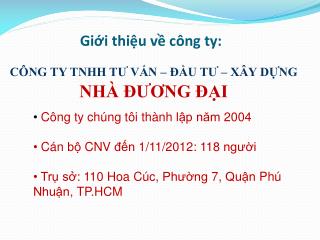 c ng ty tnhh t v n u t x y d ng nh ng i