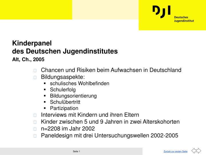 kinderpanel des deutschen jugendinstitutes alt ch 2005