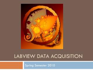 LABVIEW DATA ACQUISITION