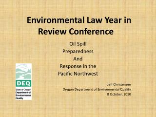 Environmental Law Year in Review Conference