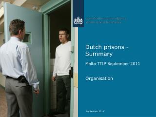 Dutch prisons - Summary
