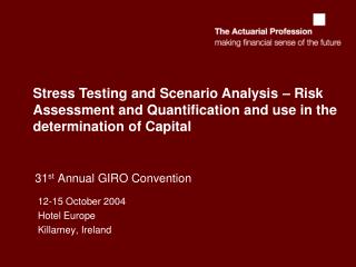 31 st annual giro convention