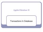 Understanding Database Transactions: ACID Principles and Implementations - slide 1