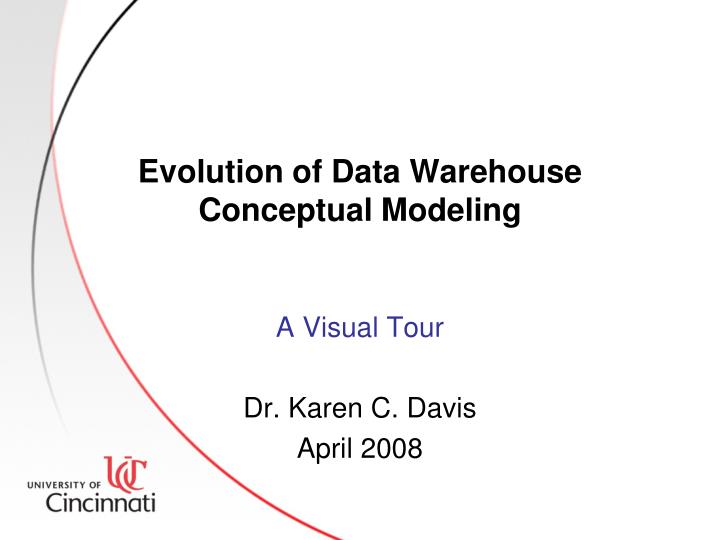 evolution of data warehouse conceptual modeling
