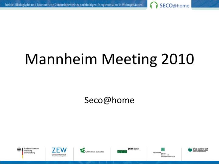 mannheim meeting 2010