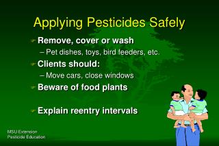 Applying Pesticides Safely