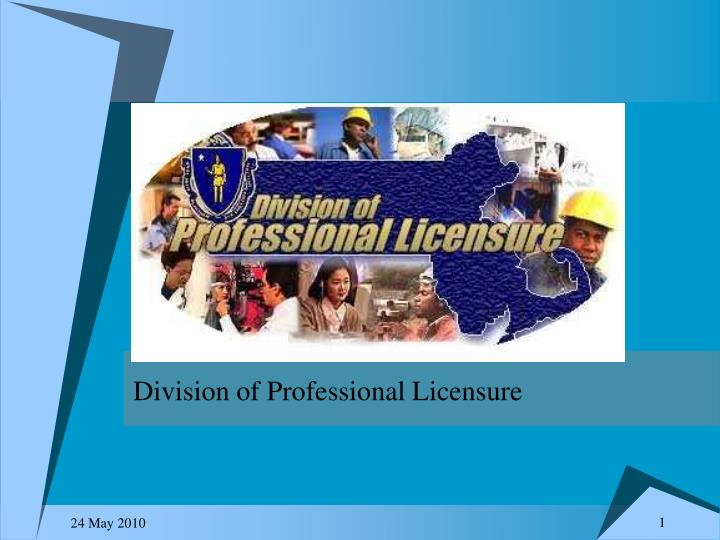 division of professional licensure