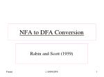 NFA to DFA Conversion - slide 1