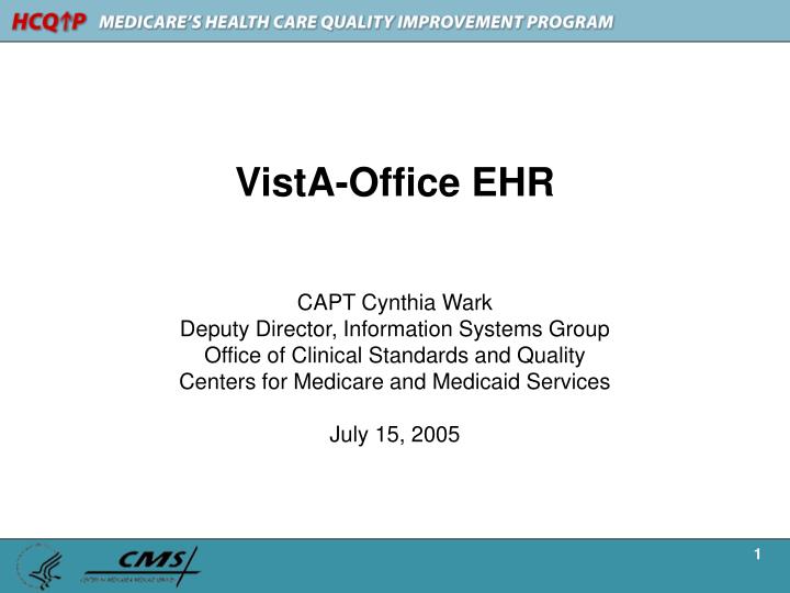 vista office ehr