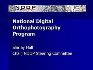 National Digital Orthophotography Program