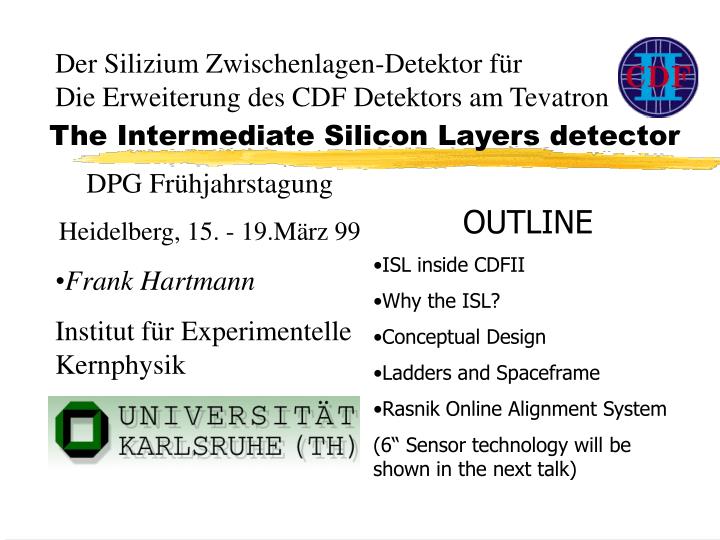the intermediate silicon layers detector