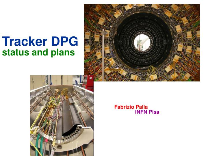 tracker dpg status and plans