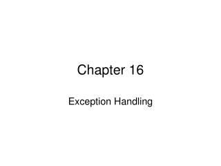 Chapter 16