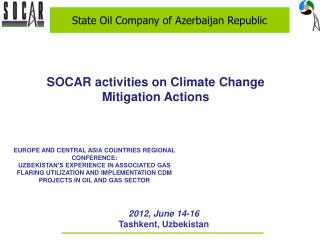 SOCAR activities on Climate Change Mitigation Actions