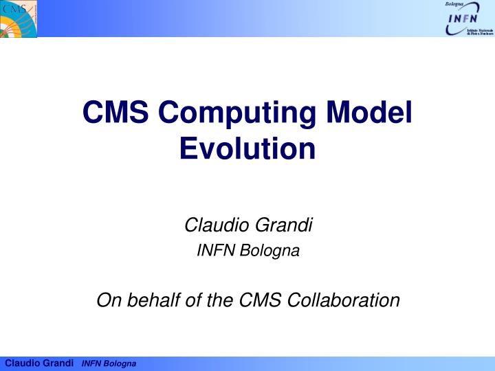 cms computing model evolution