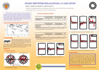 STATIC PPP WITH GPS+GLONASS. A CASE STUDY