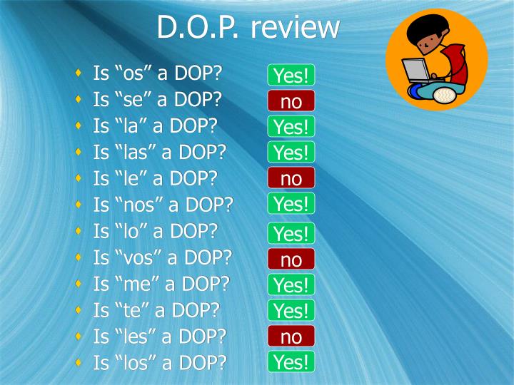 d o p review