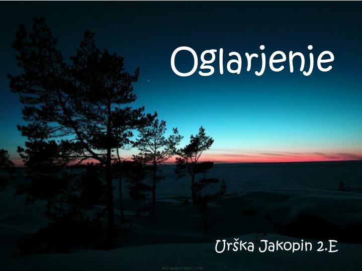 oglarjenje