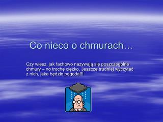 co nieco o chmurach