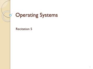 Operating Systems