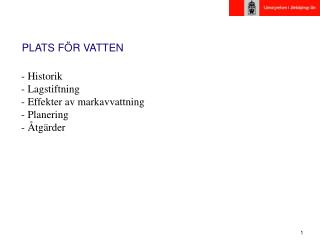 plats f r vatten