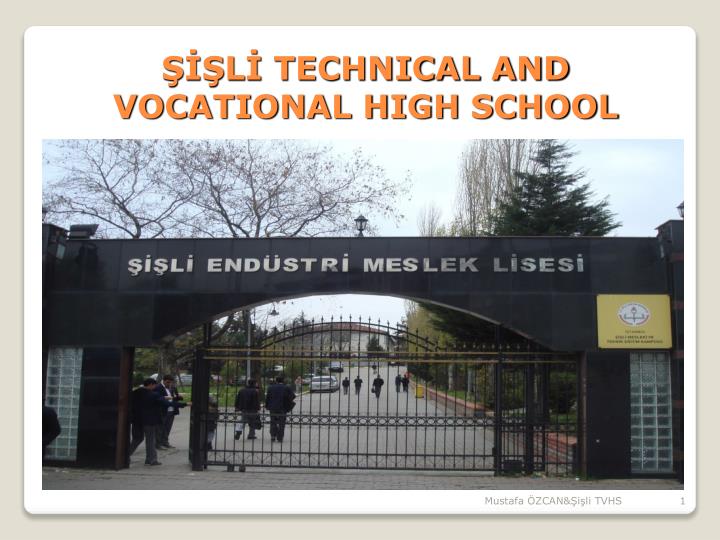 l technical and vocational high school