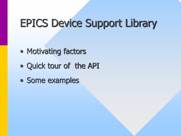 epics device support library