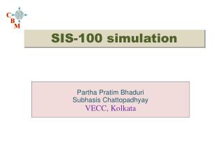 SIS-100 simulation