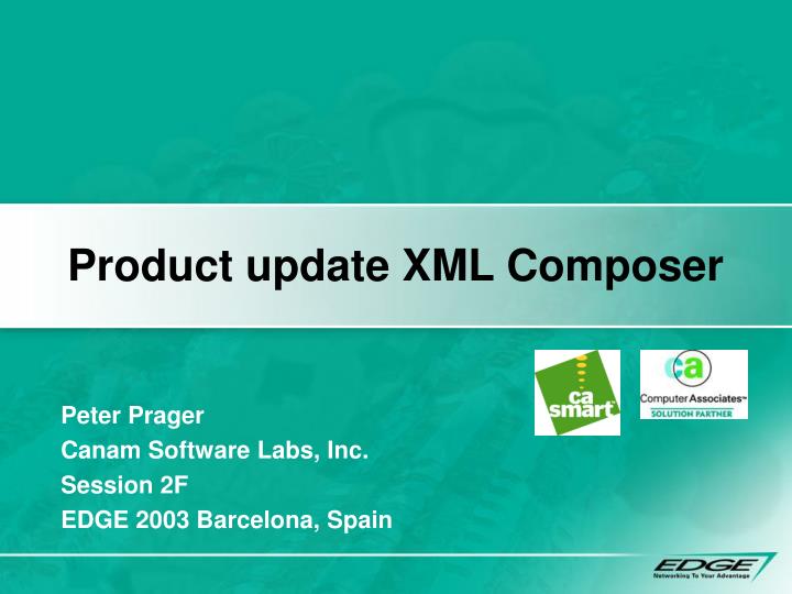 product update xml composer