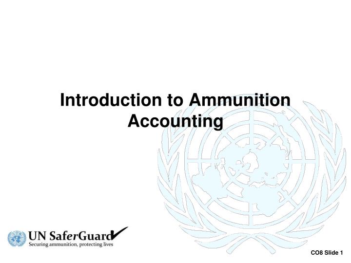 introduction to ammunition accounting