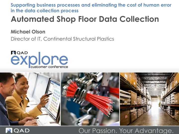 automated shop floor data collection