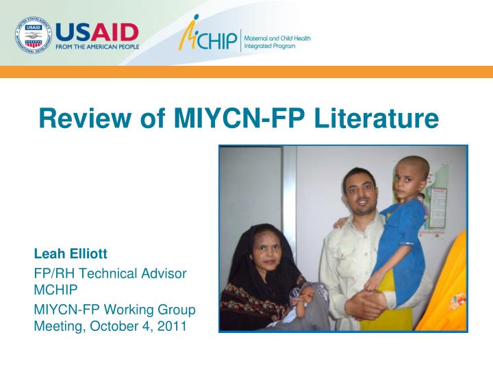 review of miycn fp literature