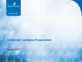 Huhtamaki Company Presentation